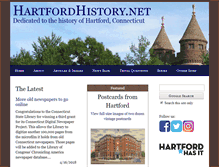 Tablet Screenshot of hartfordhistory.net